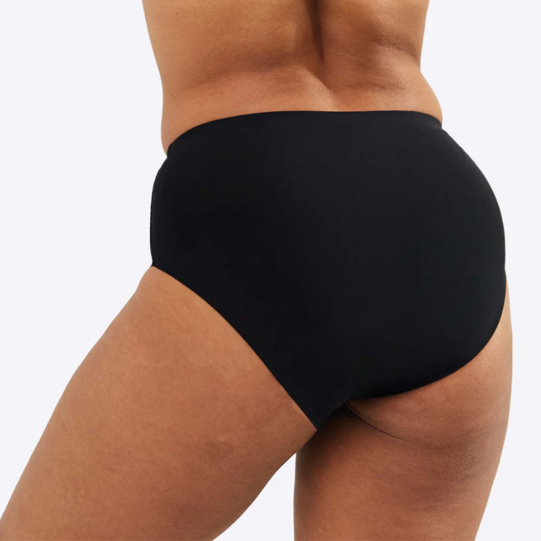 DUMMY - WUKA Stretch sin costura corte medio flujo abundante Negro - XS-L